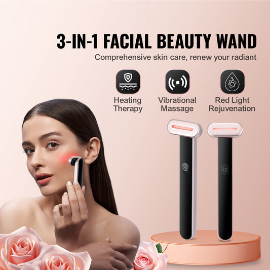 4-in-1 Radiant Renewal Skincare Wand with Red Light Therapy